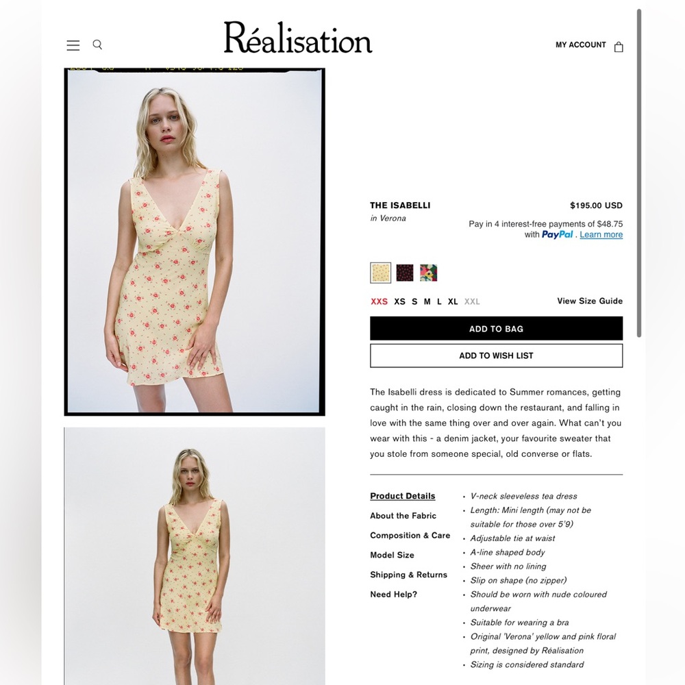 Realization | Isabelli Dress | Verona
